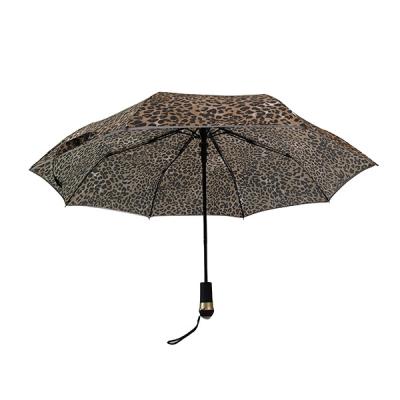 China LED Light Handle Pongee Automatic Foldable Umbrella 21