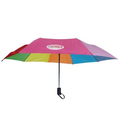 Chine Parapluie ouvert de pongé pliable d'arc-en-ciel et étroit automatique 21