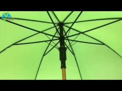 23 Inch Dia 102cm Pongee Fabric Wooden Handle Umbrella