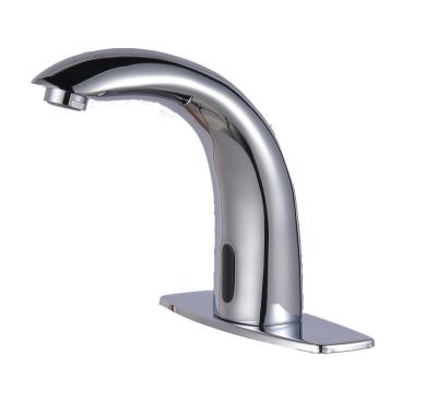 China Sense Faucets Wholesale China Hotel Smart Touchless Induction Faucet With Sensor for sale