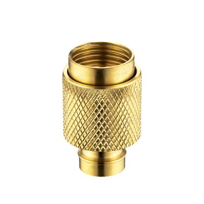 China Hot-selling Modern 2020 Snap Interfaces Four Point Connector&Thread Threaded Brass Water Hose Garden Adapter Faucet Hose Quick Connector for sale