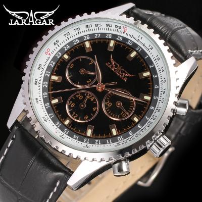 China Luxury Top Brand Mens Watches JARAGAR 6034 Automatic Mechanical Wristwatch Tourbillon Watch Relogio Masculino Masculino Masculino for sale