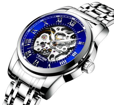 China Wholesale automatic tevise brand business watch 9005D men automatic mechanical wristwatch water resistant for sale for sale