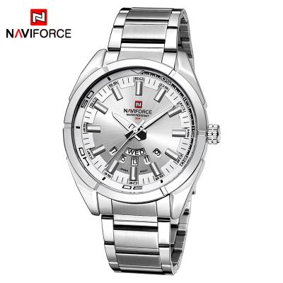 China NAVIFORCE Auto Date Brand Watches Men Quartz Watches Men Steel Watch Fashion Date Auto Wristwatches Drop Shipping Wholesale for sale