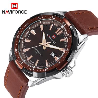 China NAVIFORCE Auto Date Top Brand Fashion Luxury Men Watch Quartz Casual Men Waterproof Watch Military Clock 9056 for sale