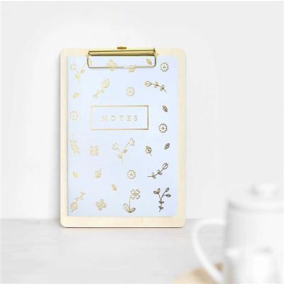 China Stationery Office Desk Accessories School Students Hospital Widely Used Size Paper Clip Custom Made Clipboard for sale