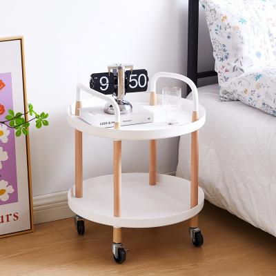 China Mini Convenient Shelf Storage Rack PP Padded Wooden Frame Wine Shoes Dish Clothes Display Storage Racks for sale