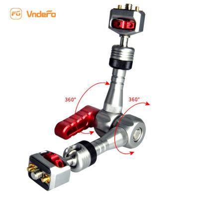 China Durable Camera Accessories Aluminum Alloy Adjustable Friction Articulating Magic Arm Double Ball Head for sale