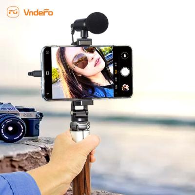 China Adjustable Aluminum Cell Phone Holder Mobile Phone Tripod Mount Adapter Holder Tripod Clip High Smart Phone Clamp Stand Clip for sale