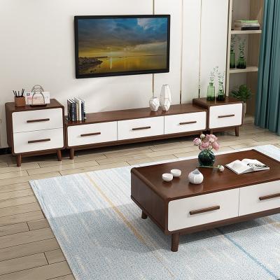 China (Other) Wholesale Adjustable Modern MDF Style TV Cabinet Table Hotel Living Room Furniture Corner TV Stands for sale