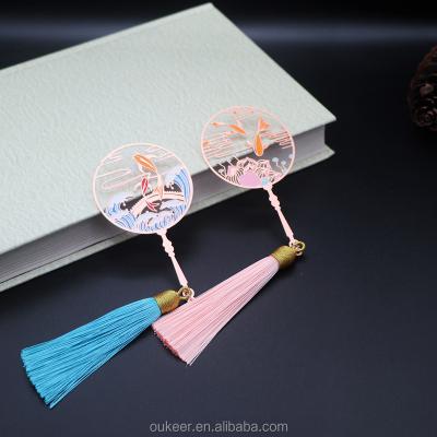 China High Quality China Fish Bookmark China In Gift Box Rose Gold Brass Bookmarks For Books for sale