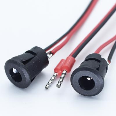 China DC 5.5*2.5 Electronic Cable dc022 Panel Mount Connector Round 3P 3.5Mm 1.35Mm 55X21/2.5 2.5Mm Electronic DC Power Jack 5.5X2.1 Socket With Wire for sale