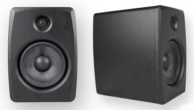 China Active Bookshelf Speakers Black Studio Monitor Speakers For Computer PC Gaming Monitor for sale