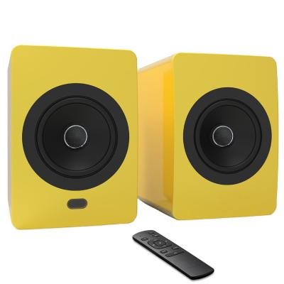 China Wood TWS Bookshelf Bluetooth Speakers Portable True Wireless Speakers 200W RMS for sale