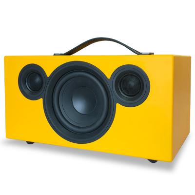 China Home And Outdoor Custom Audio Services Woden Cabinet Portable Bluetooth Stereo Speaker for sale