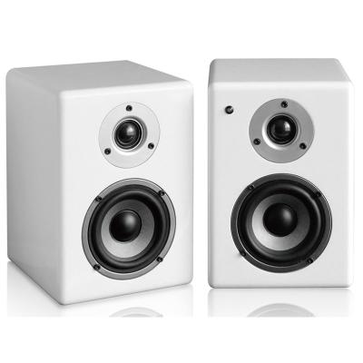 China Powered Bookshelf Speakers 200 Watt Stereo Speakers For Music Gaming Turntables Home Theater Systems for sale