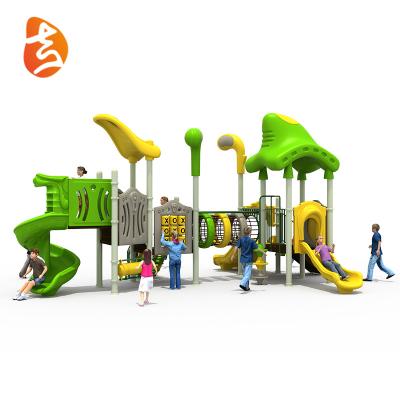 China 3-12 Years New Design Plastic Slide Kindergarten Kindergarten Preschool Climbing Outdoor Playground Equipment For Kids for sale