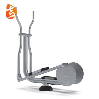 China Over 3 Years Stainless Steel Outdoor Elliptical Exercise Walk Cross Trainer Machine Simple Design for sale