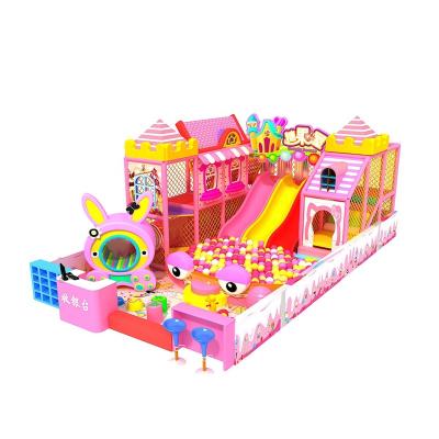 China 3-14 Years Old Indoor Small Playground Children Kids Play House Equipment With Plastic Ball Pool for sale