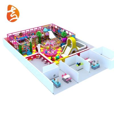 China 3-14 Years Factory Cheap Price Used Amusement Park Equipment Kids Soft Foam Riding Inflatable Castle Slide Indoor Playground for sale