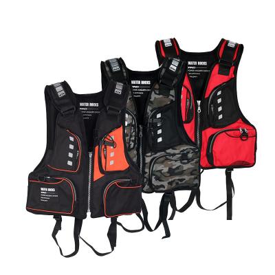 China Fishing Life Jacket Multifunctional Adult Fishing Vest Dual Use Adjustable Portable Professional for sale