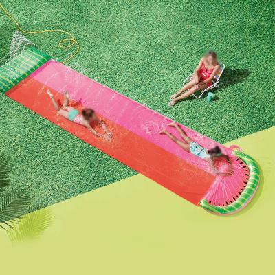 China Kids Watermelon Watermelon Outdoor Lawn Throw Surfboard Single Children's Waterslide Toy for sale