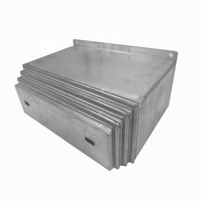 China Machine Tool Flat Cover Customized Durable Steel Telescopic Cover for sale