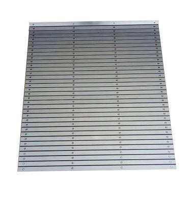 China Machinery Repair Shops Flexible Roll Up Aluminum Curtain Shield Guard Shield Apron Slat Bellows Cover for sale