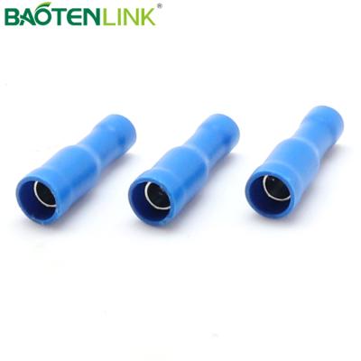 Κίνα Corrosion Resistance BAOTENG FRD2-156 A.W.G16-14 Blue Copper Brass PVC Tin Plated Female Bullet Vinyl Insulated Terminal προς πώληση