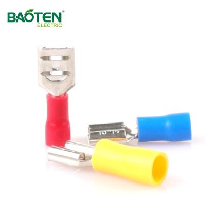 中国 BAOTENG Low Voltage Fully Insulated Male And Female Terminal Header Connect Crimp Terminal 販売のため