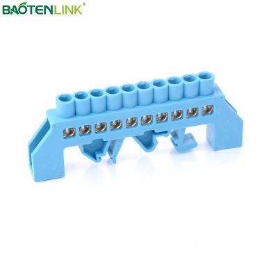 Cina Wire connecting BAOTENG m3 terminal block connector electrical power distribution block brass terminal in vendita