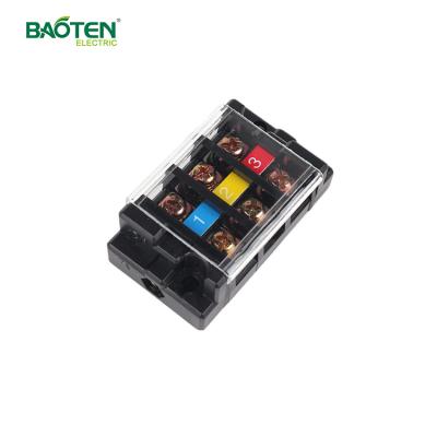 China Wire BELLY Series 20A 600V Electric Brass Connecting Safe Double Row Screw Terminal Blocks With Great Price zu verkaufen