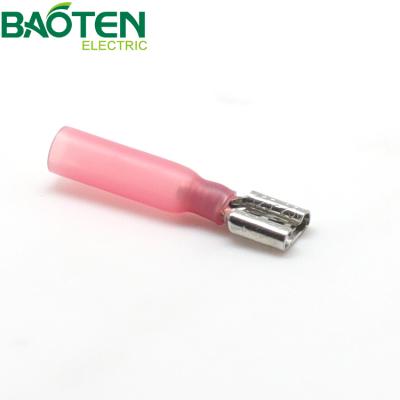 China Wire Connecting BAOTENG High Quality Hot SALE Plastic Spade Welding Heat Shrinkable Terminal for sale