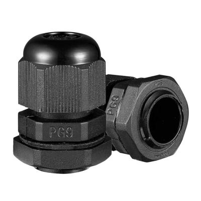 China BAOTENG PG9 Reasonable Adjustable Locknut Waterproof Nylon IP68 Cable Gland Common For 4mm-8mm Dia Cable Wire à venda