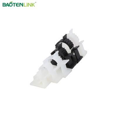 China BAOTENG Plastic Home and Office Cable Tie Mount Wire Saddle Holder Clip for Universal Cable Ties Gather for sale