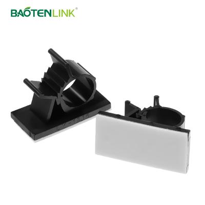 Κίνα Home and Office Cable Management Organizer Desktop Clips Cord Holder Nylon Self Adhesive Cable Fastener Clip προς πώληση