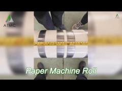 drive roll cylindrical component for paper machine