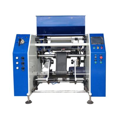 中国 CLOTHING 5 Shaft Small Roll PVC Cling Film Rewinding Machine 販売のため