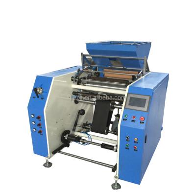 中国 High output film pe stretch film slitter rewinder machine 販売のため