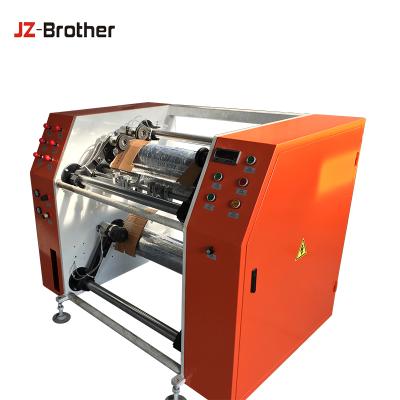 中国 machinery & Automatic Material 500mm Pe Stretch Film Slitter Rewinder Machine 販売のため