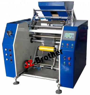 中国 High Speed ​​Automatic Plastic Film Rewinder Stretch Film Separate Slitting Machine 販売のため