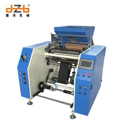 China New Type Jumbo Roll Automatic Plastic Stretch Food Film Slitting Rewinding Machine for sale