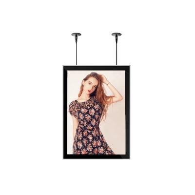 China Advertising Display 2023 New  light box led hanging u Hanging magnetic light box for sale