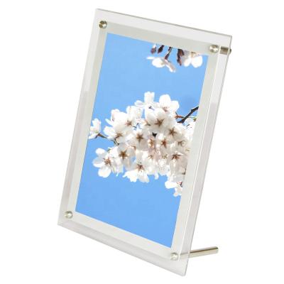 China Advertising Display Advertising light box acrylic real estate agency led window display Menu Board Crystal Light Box for sale