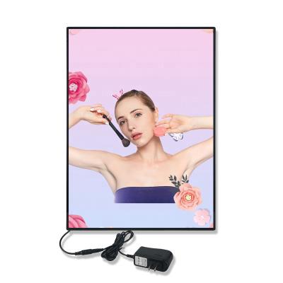 China Advertising Display A5 A4 A3 A2 A1 frame restaurant menu board glass lid light box ad led poster frame tempered glass light boxes for sale