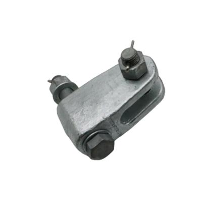 China Hot sale hot dip galvanized parallel ZBS type clevis over transmission steel hot fitting high voltage circuit with low price for sale