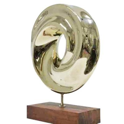 China Europe Indoor and Outdoor Mirror and Colorful Luxury Metal Art Stainless Steel Sculpture of Design Commerical Decoration for sale