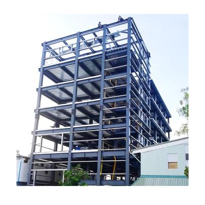 China Rapid Multi-Storey Office Building Construction Prefab Steel Structure Building for sale