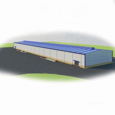 China Industrial Low Cost Prefabricated Steel Structure Warehouse Light Construction Design for sale