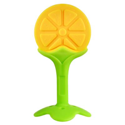 China Viable TongYan 2022 Toy Fruit Silicone Baby Teethers Crocheted Organic Wholesale for sale